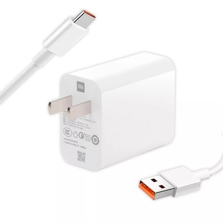 Cargador Xiaomi de Carga Rápida 33W con Cable