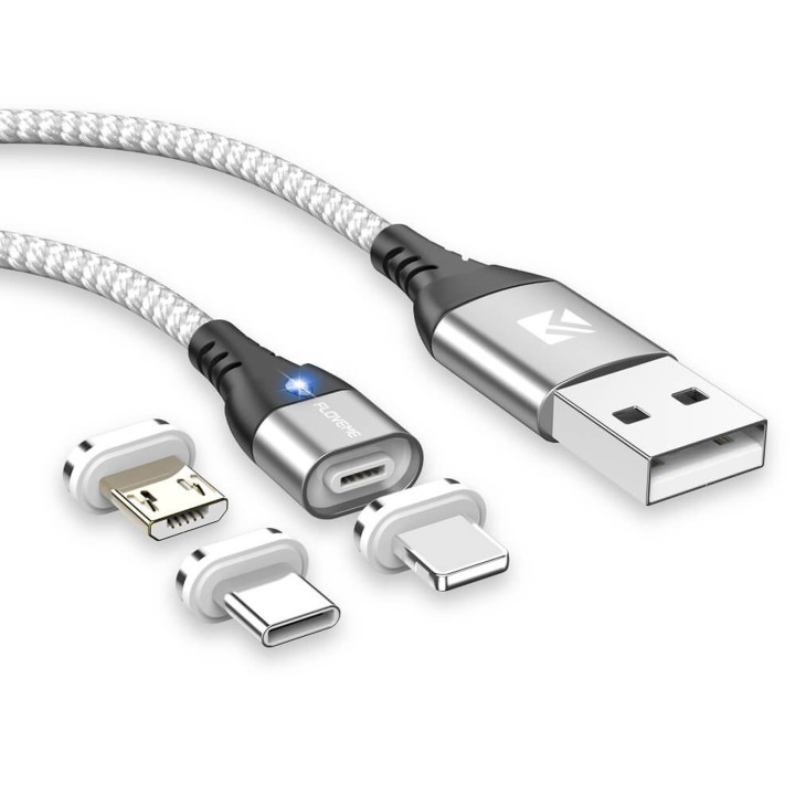 Cable USB Magnético de Carga Rápida y Transmisión de Datos - Fazty.com 